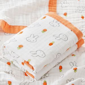 Mềm Yun Khăn Tắm Cho Bé Cotton Chăn Trẻ Sơ Sinh Muslin Đầm Sơ Sinh Bìa Mềm Tất Cả Cotton Chăn Nhỏ Mật Độ Cao Bọc