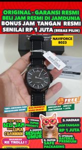 JAM TANGAN NAVIFORCE ORIGINAL - NAVIFORCE 8023 - MEN LA - KULIT - Hitam - Jamdunia / Jam dunia JD18 # JAM TANGAN NAVIFORCE PRIA JAM NAVIFORCE PRIA + JAM NAVIFORCE 8023 BK4 NAVYFORCE ORIGINAL 8023 S003