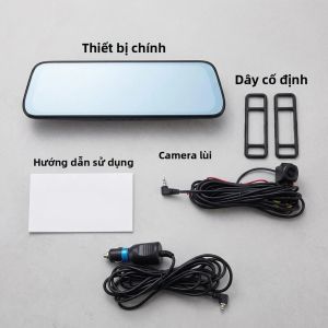 Camera Hành Trình Ô Tô Màn Hình Cảm Ứng WIFI 4K Camera Kép Trước Và Sau Tích Hợp Chức Năng Giám Sát Đỗ Xe Ghi Hình Vòng Lặp 24H - Camera Hành Trình Stonego