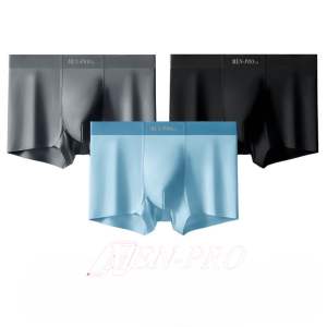 Quần Sịp Boxer Nam băng lụa Combo 3 kháng khuẩn Men Pro