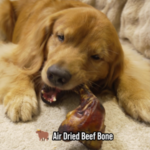 OMAKASE AIR DRIED Beef Bone Dog & Cat Single Ingredient Dehydrated Pet Treats
