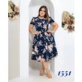 PLUSIZE DRESS HQT #1551 FASHION CAN FIT LARGE TO XLARGE BODYFRAME. 
