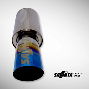 Savinta Knalpot Mobil PLGv2 Stainles Plat 08mm Blue