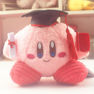 Japanese Style Kirby Graduation Suit Plush Doll Cartoon Pang Ding Trencher Cap Little Doll Boys and Girls Graduation Gift