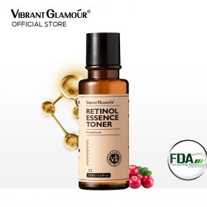 VIBRANT GLAMOUR FDA Double Retinol Face Toner Anti aging Whitening Fades Fine Lines Anti Wrinkle Facial Essence Toner Smooth Firming Moisturizing Skin Care 100ml
