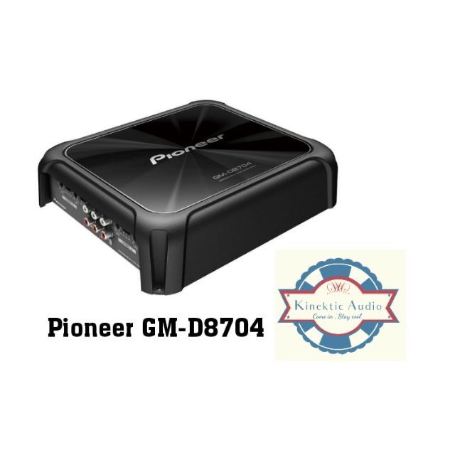 Pioneer GMD8704 Car Amplifier / 4Channel Bridgeable Car Amplifier