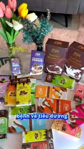 Milk Chocolate Kẹo Socola sữa 50% Cacao nhân Hạt điều giòn tan ngay trong miệng chất lượng thanh 20gr