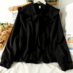 ATASAN WANITA CRINKLE AIRFLOW / MENDY BLOUSE WANITA KOREAN STYLE /BLOUS KEMEJA WANITA AKSEN KANCING AKTIF MENDY