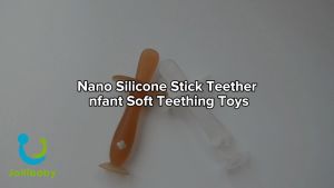 Nano Silicone Stick Teether: Comfortable Teething Accessories for Babies