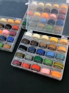 Hand Stitch Wax Thread Tali Bundar Benang Jahit Kulit 25pcs/Box