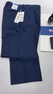 Quần tây (quần âu) Việt Tiến màu xanh navy (giá mác 650k) có size lớn - 100% CHÍNH HÃNG Quần Âu Cho Người Lớn Size Lớn Quần Tây Polyester Không Ly Có Ly - Lazada