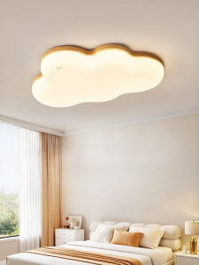 HUIPU ZHAOMING | Wooden Cream Style Full Spectrum Eye Protection Bedroom Ceiling Light