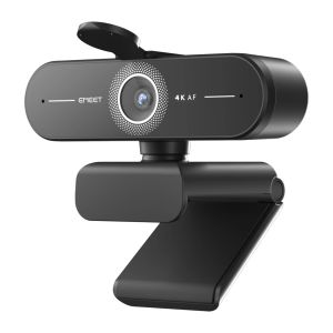 4K Webcam Autofocus 1440P 2K Web Camera 1080P 60fps EMEET C60E 4K USB Computer Camera for Streaming/ Video Call/Online Meeting
