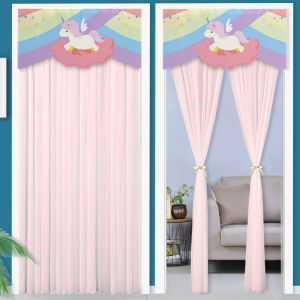 90*200 ชุดหมอนประตู ตาข่ายป้องกันยุง ม่านประตู คัดแยกม่านประตู