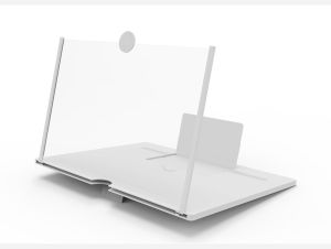 Giá Đỡ Phóng Đại Phim 10/12 Inch Có Thể Gập Lại Cho Điện Thoại Di Động Màn Hình Phóng Đại Video HD Để Bàn Kính Phóng Đại Màu Đen/trắng/đỏ