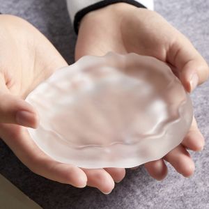 Crystal Ice Kind Calligraphy Ink Stone Matte Finish Pen Lick Practice Writing Brush Holder Traditional Chinese Stationery