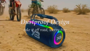 XB108 PRO Portable Bluetooth Speaker Massive Sound Deepest Bass IPX7 Waterproof Party Boost