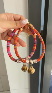 [ phụ kiện ] Vòng Cổ Thổ Cẩm Chuông Đồng - Chuông Sắt Sang Trọng Cho Thú Cưng