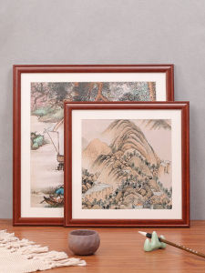 SHANCHEN | Custom Square Calligraphy Mounting Frame for Rice Paper