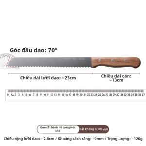Besee | Dao Cắt Răng Cưa Thép Không Gỉ Chính Xác Đức