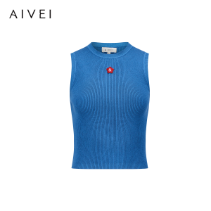 AIVEI | Stylish High Street Fitted Sleeveless Knitted Tank Top