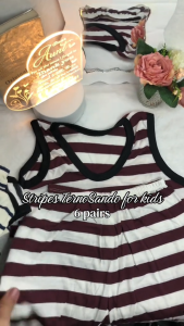 Kids Terno Sando and Short Set - Soft Cotton Breathable for Everyday