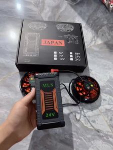Bộ Phụ Kiện Áo điều hòa MLS 24V Pin Lithium 94.000mAh Quạt 9 cánh 24V SD 12-18 tiếng .Mẫu mới nhất