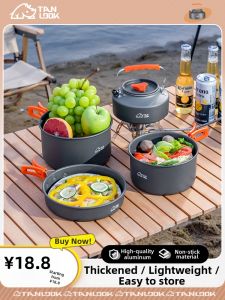 ANLOOK | Convenient Outdoor Camping Cookware Set
