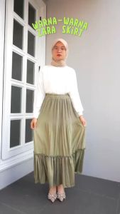 Laces Skirt !! Rok Susun Wanita Terbaru Viral Modis Termurah Terlaris bisa COD by Mumu Fashion