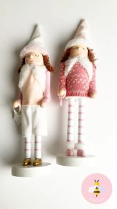 Pinky Bee Dekorasi Natal Nutcracker Girl 36cm 70484800