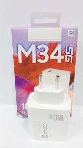 Adapter Charger 180W For SMSNG M34 5G  Fast Charger Adaptor Kepala Casan HP Support Fast Charging