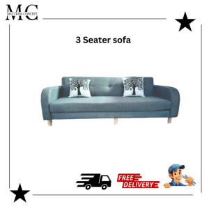 🔥【LOCAL SELLER】🔥GINA 3 SEATER FABRIC SOFA ( FREE DELIVER & INSTTALLION)