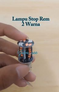 Lampu Stop Rem LED Kedip Running 60 LED Putar 2 Warna Variasi Motor Universal
