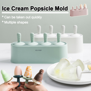 AnakKid Ice Cream Mould Popsicle Maker Box Ice Pop Maker Cute Cartoon Popsicle Mold IceCcream DIY Mold for children
