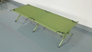 Comfort Cot Bed for Camping & Guest Use - Portable Folding Trailhead Single Bed with Storage Bag Lightweight Sleeping Cot for Adults Ideal for Outdoor Traveling Hiking Office Nap & Home Rest Easy to Set Up Supports 550 Lbs