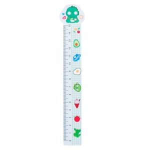 Satu Keluarga Penggaris Plastik 15cm Anak Pelajar Karakter Lucu A91 Plastic Ruler Cartoon Alat Tulis