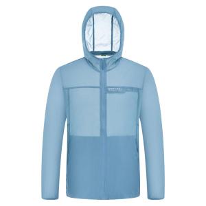 ROMON | Lomond Summer Ice Silk Mens Lightweight Breathable UV Protection Clothing Outdoor Fishing Hooded Zipper Fashionable City Style