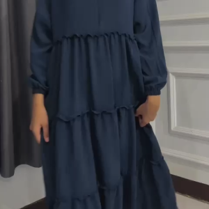 Gamis Dress Anak Perempuan Serut Luar Umur 3-11 Tahun / Pakaian Anak Perempuan Terbaru / Gamis Anak Perempuan Terbaru