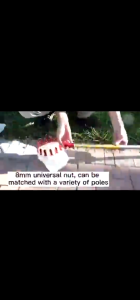 YOWXII 3M/5M/7M Fruit Picker with Adjustable Pole for Mango and Guava Harvesting