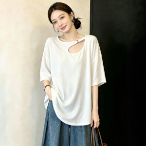 Áo Thun Tay Ngắn Khoét Độc Đáo
