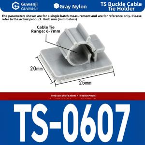 GUWANJI | Self-adhesive Nylon Cable Clamp No Drilling Wire Organizer