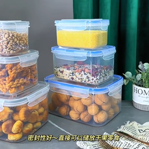 [เซ็ต3ชิ้น] กล่องเก็บอาหารสด ผลไม้กล่องเก็บอาหารในตู้เย็น กล่องใส่อาหาร กล่องถนอมอาหาร