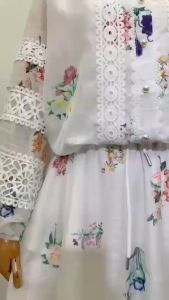 CD (ชุดเซทแขนยาวเสื้อเชิ๊ต+กระโปรงเกรดพรีเมียม) 🎉🌸🌼 Flower Set 🌺🌼 Size : Free size #2412