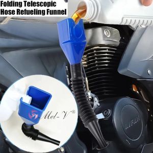 Corong Teleskopik Selang Lipat Flexibel Alat Pengisian / Corong Minyak