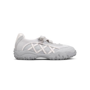 Height-Increasing Breathable Thick-Sole Training Shoes with Hook-and-Loop Closure