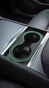 Ốp Trung Tâm Bằng Silicon & Giá Để Cốc Hàng Ghế Thứ 2 Cho Tesla Model Y Juniper 2025 2026 Nắp Giới Hạn Đồ Uống Nhẹ Phụ Kiện Nội Thất Ô Tô