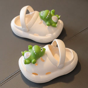 Childrens Hole Shoes Summer Kids Indoor Boy Girl One Year Old Baby Dinosaur Non-Slip New Beach Slippers