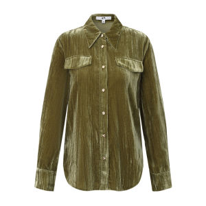 Luxurious Velvety Vintage Glamour Shirt