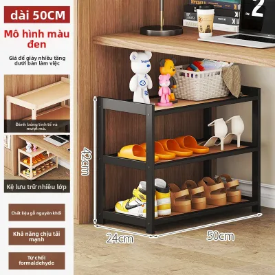 CHUJUN | Giá Đỡ Giày Gỗ Nhiều Tầng Dùng Trong Nhà
