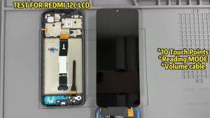 6.71" Screen For Xiaomi Redmi 12C LCD Display Touch Screen Digitizer Assembly Replacement For 222120RN86G 22120RN86I with Frame